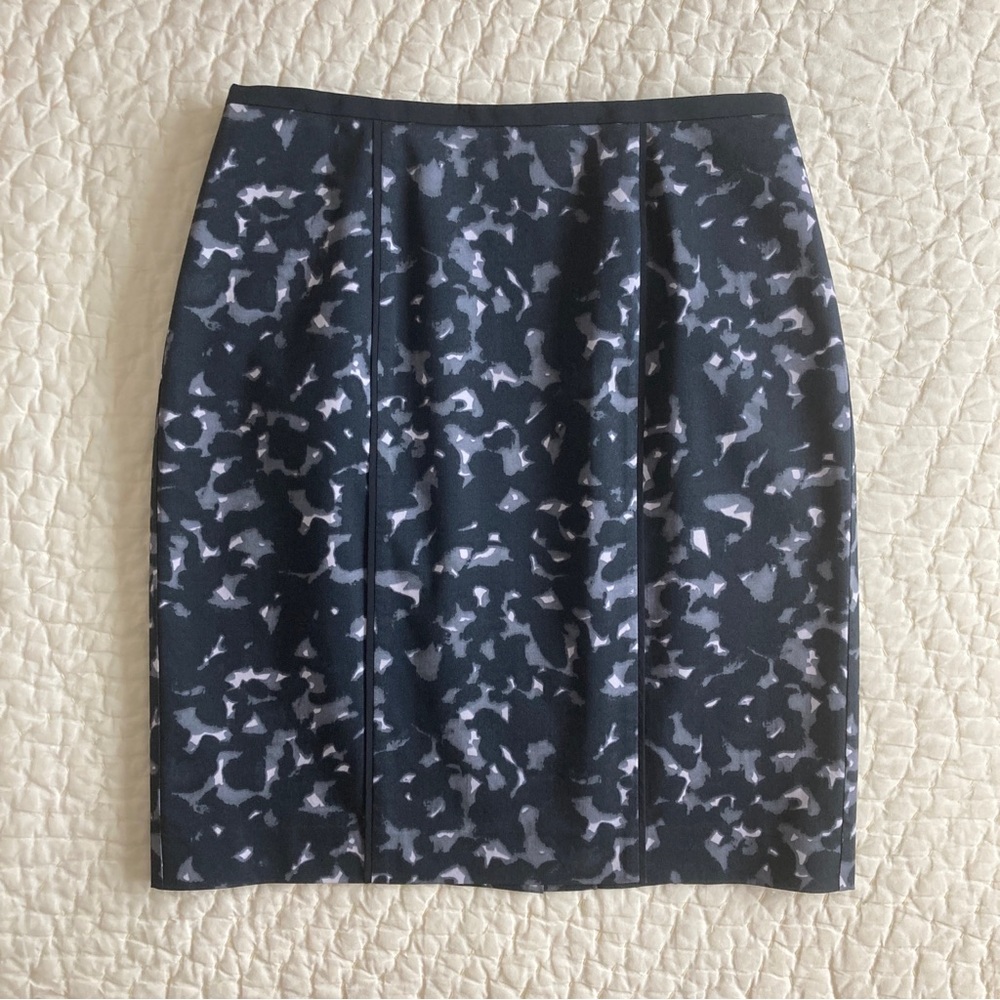 Anne Taylor LOFT Petite Animal Print Pencil Skirt